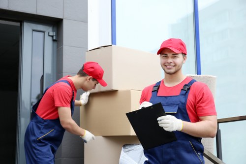 Professional removals team managing a home move in Longford