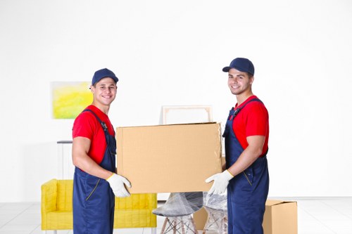 Team maintaining a clean and organised storage workspace