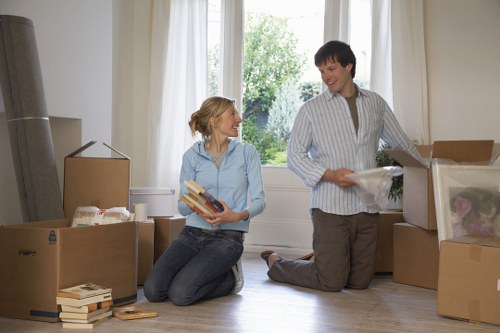 Prepared furniture pieces in a flexible storage unit in Longford